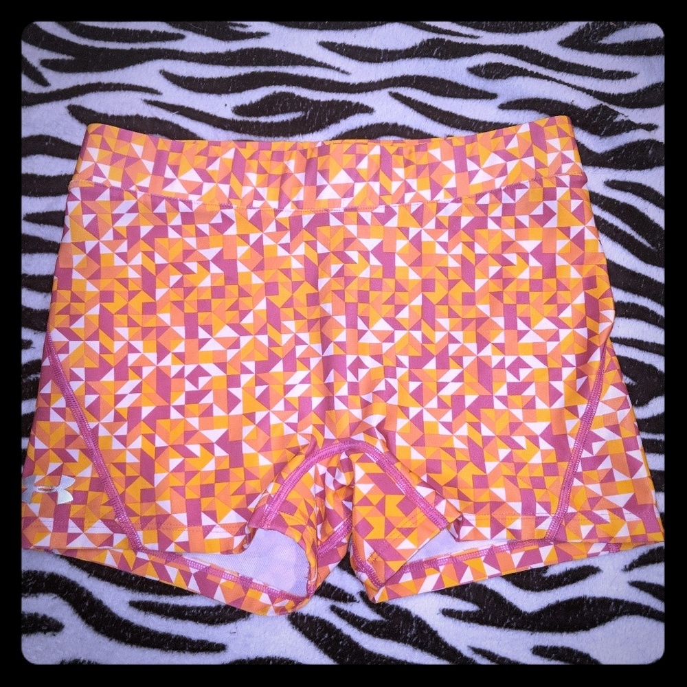 🔵2 FOR $15🔵Geometric Neon Spankee Workout Shorts